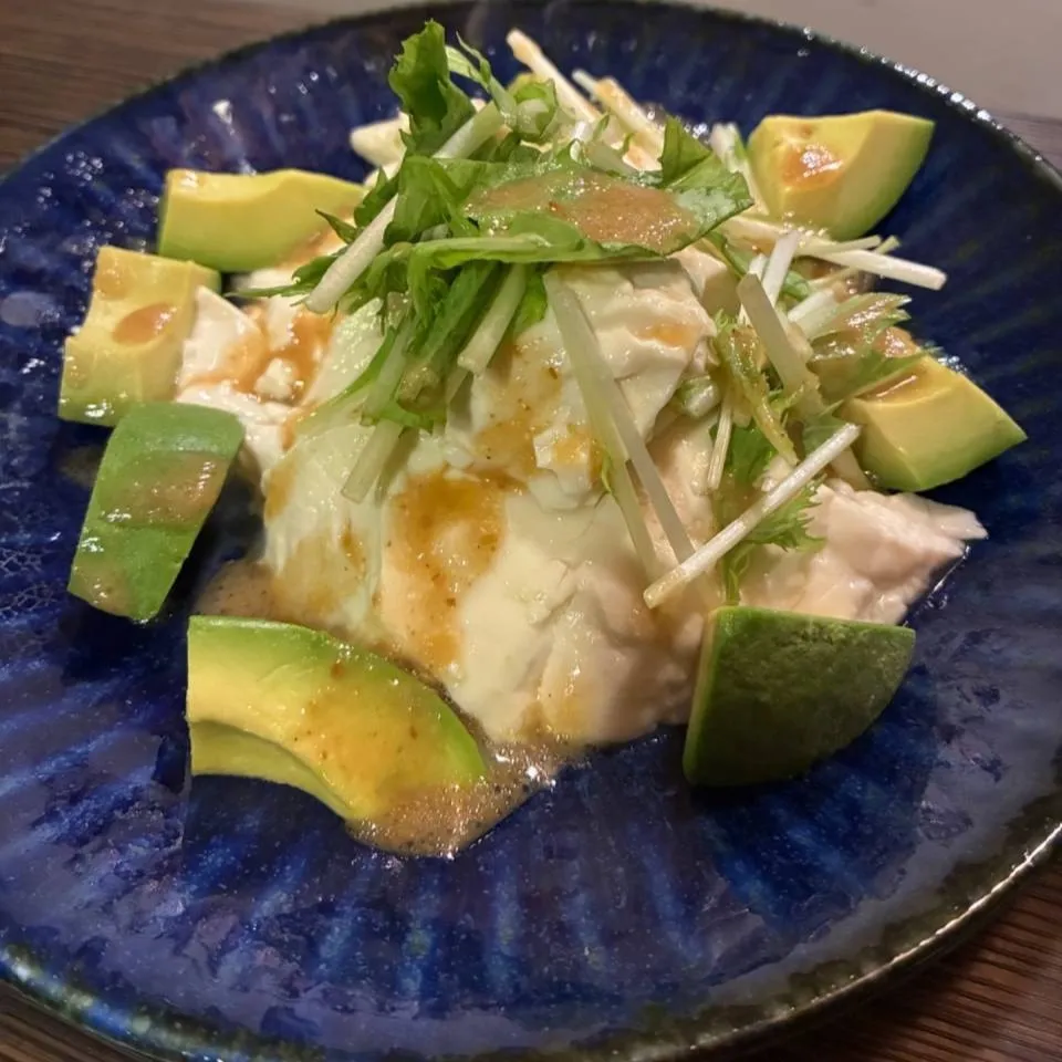自家製豆腐サラダ